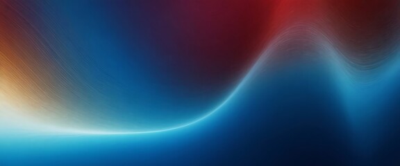 Fototapeta premium Grainy abstract background featuring a vibrant gradient of colors, from purple to orange. Abstract grainy background featuring a glowing gradient shape.abstract backgrounds, wave pattern, 12