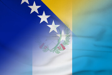 Bosnia and Herzegovina and Guatemala official flag transborder relations GTM BIH