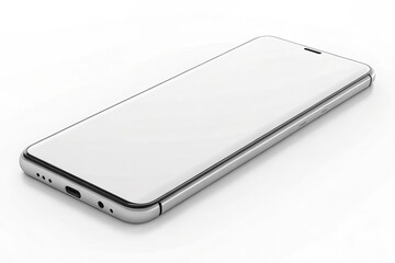 Minimalist Smartphone Design Showcasing Sleek Technology and Low-Resolution Display Generative AI