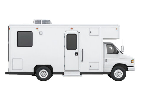 Mobile food truck business setup urban area photography daylight side view culinary venture