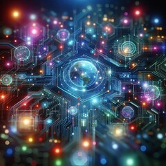 Obraz premium Advancing AI and IoT Integration: Revolutionizing Smart Technologies for Future Innovation