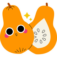 tropical - fruit - illustration - papaya