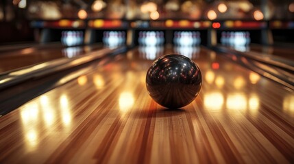 Bowling Ball on a Polished Lane