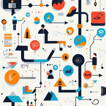 Abstract Vector Graphics for Business and Technology Concepts