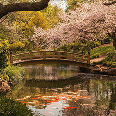 Fototapeta premium Japanese garden in autumn