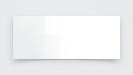 Fototapeta premium Blank Banner Ad Mockup for Design Inspiration