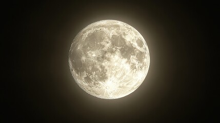 Fototapeta premium Full moon in the night sky