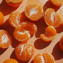 slices of tangerine
