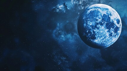 Obraz premium Blue_Earth_Particle_Technology_Sense_City_Earth_