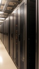 Server Room Data Center Network Infrastructure.