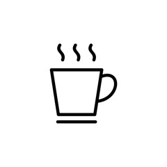 coffee cup icon logo design. cup a coffee sign and symbol