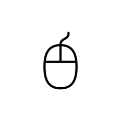 Mouse icon logo design. click sign and symbol. pointer icon vector.