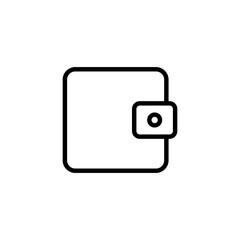 Wallet icon logo design. wallet sign and symbol
