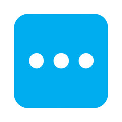 Fototapeta premium setting blue icon