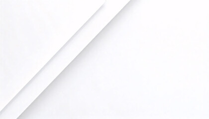 White abstract background with smooth diagonal lines, subtle gradients, and soft shadows, creating a minimalistic and elegant design.