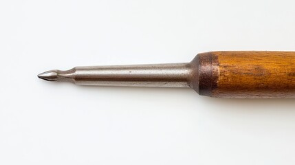 Fototapeta premium A single screwdriver, showcasing simplicity and precision in design.