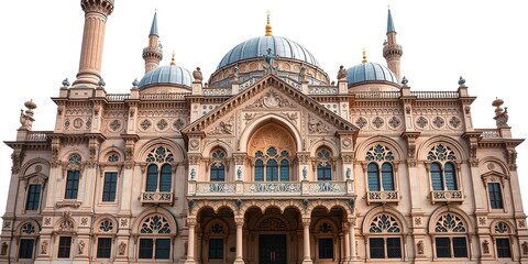 Naklejka premium Tirana Mosque, Renaissance Architecture, Artful Design