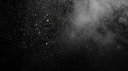 Obraz premium Intriguing interplay between moisture and darkness.