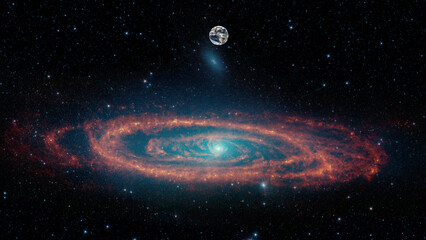planet earth  in space