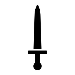 sword glyph icon