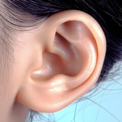 Fototapeta premium Close-up Human Ear Profile.
