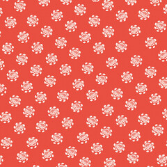 Seamless repeating floral bouquet with rose pattern, valentine's day and love fabric