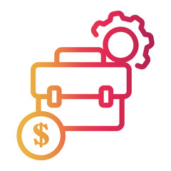 business Line Gradient Icon
