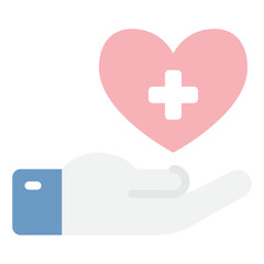Heart Health Icon for Medical Applications