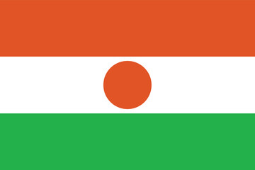 National flag of Niger vector images