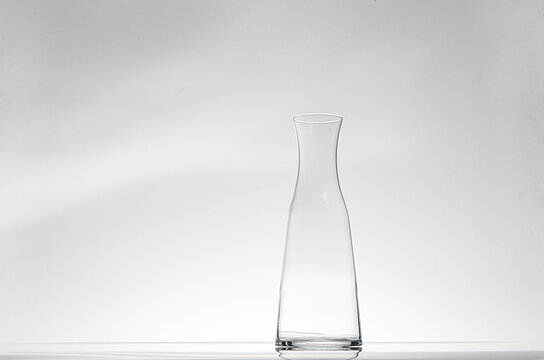  glass, flask, vase, empty, background, minima, monochrome,