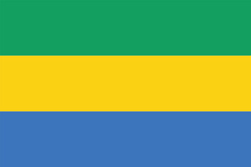 National flag of Gabon vector image