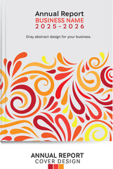 Annual report cover Business design