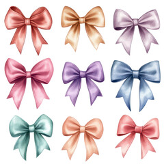 Colorful Collection of Decorative Bows