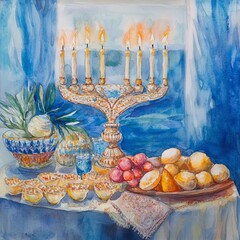 Generic Soft Watercolor Overview Decorations Display