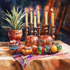 Art Soft Watercolor Overview Display Artifacts Lighting