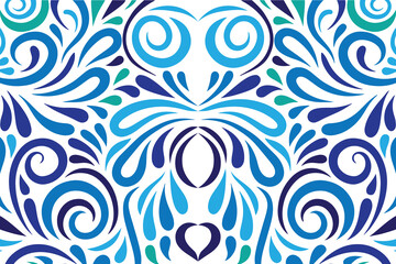 Blue Abstract Background Design