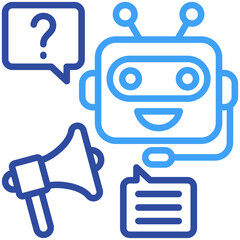Obraz premium Chatbot Icon