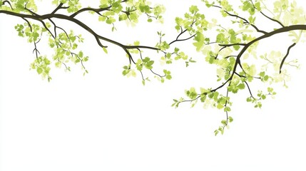 A bird perches on a tree branch, showcasing nature's beauty and tranquility.