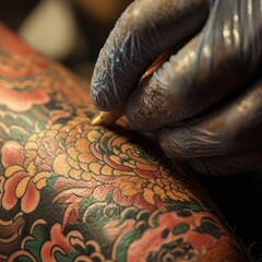 Art Close-up Tattoo View Detailed Creating Cultural