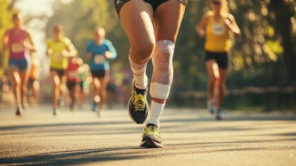Generic Woman Prosthetic View Mood Running Sunny Inspiring