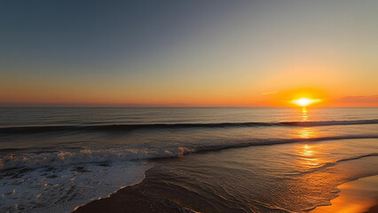 Horizon at dusk