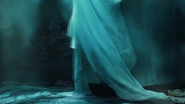 Someone mysterious emerged from the shadows, their hooded figure blending seamlessly into the smoky atmosphere.