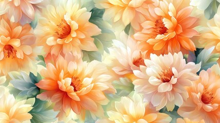 Obraz premium Vibrant floral arrangement nature studio digital art bright environment close-up view aesthetic beauty