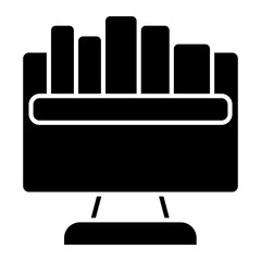 online library Solid icon