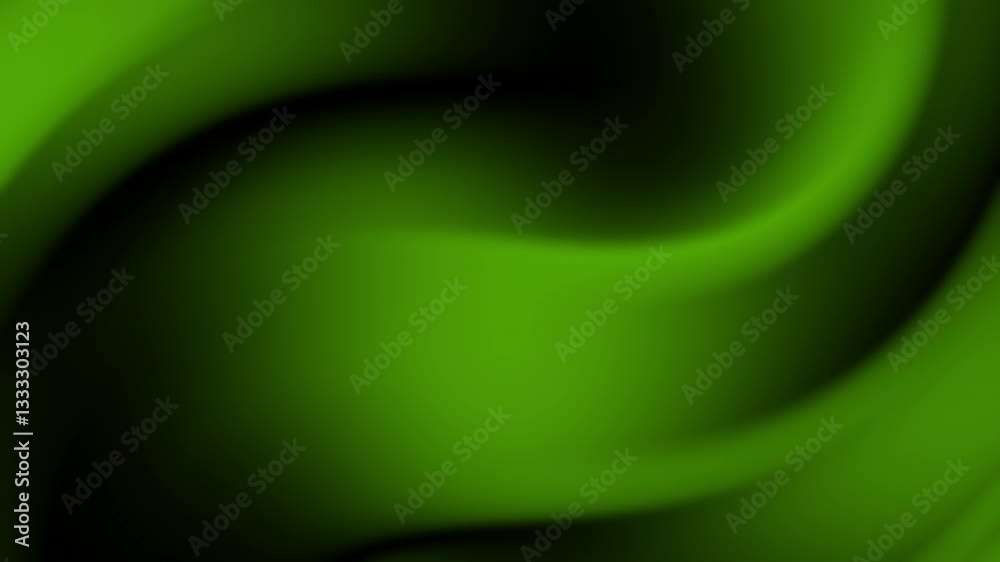 Poster the image features an abstract design with various shades of green, creating a smooth and flowing te