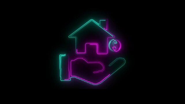 house price nolan style icon. Simple thin line, outline of building landmarks icons .