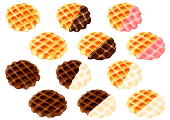 ベクター  ベルギーワッフル　６フレーバー　焼き菓子