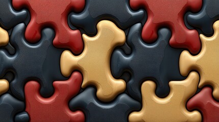 Obraz premium Colorful Puzzle Pieces Background Texture for Creative Designs and Abstract Concepts