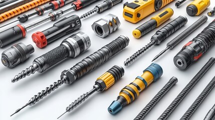 Collection of Precision Tools and Accessories for Professional Handyman and DIY Enthusiast