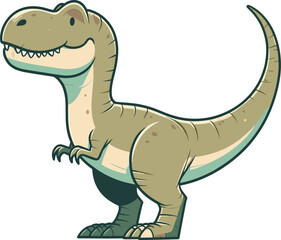 かわいいティラノサウルスのイラスト